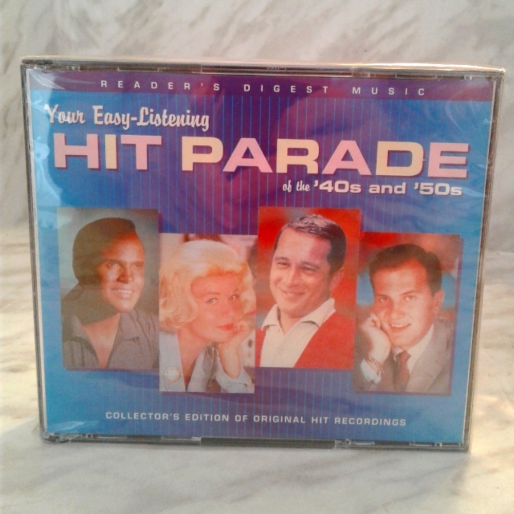 NEW sealed Reader's Digest Music Your Easy Listening Hit Parade 4 CD 40s 50s 80